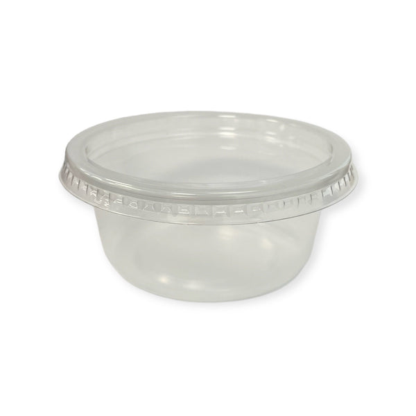 Somoplast 5oz Clear Sauce Pot Lids