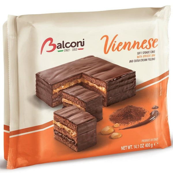 Balconi Viennese Apricot Chocolate Cake 400g