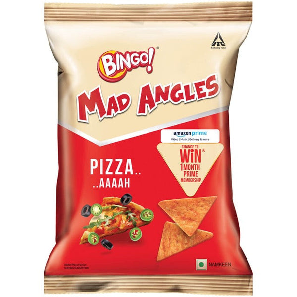 Bingo Mad Angles Pizza – 50g Each (Wholesale Pack of 56)