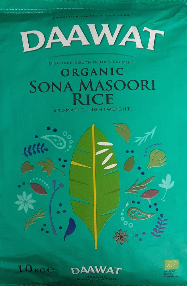 Daawat Organic Sona Masoori Rice 10kg
