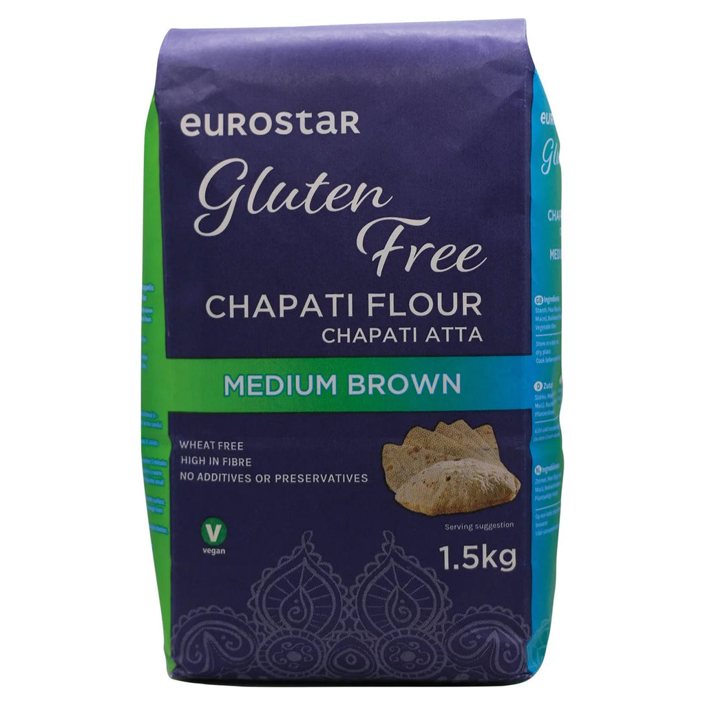 Eurostar Gluten Free Chapati Flour – Medium Atta (1.5kg)