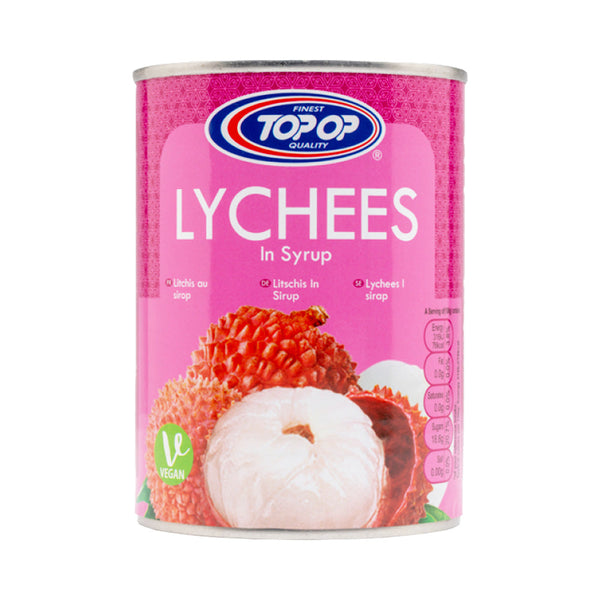 Top Op Lychee In Syrup 565g