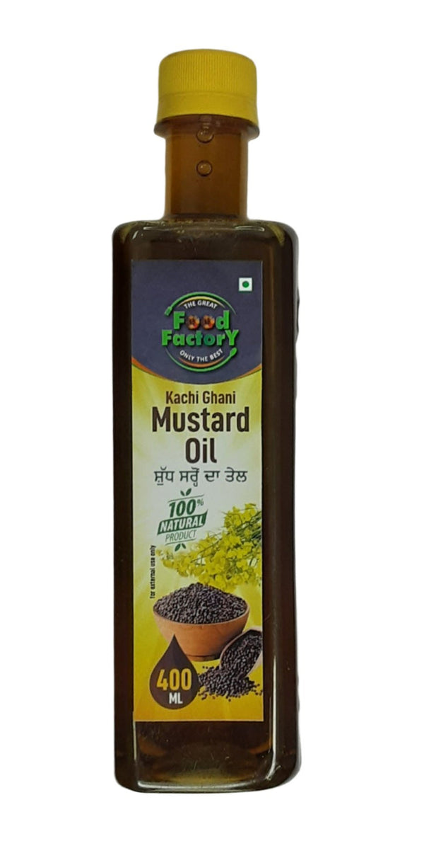 Food Factory Kachi Ghani Mustard Oil 400ml & 700ml
