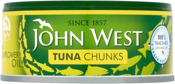 John West Tuna Chunks In Sunflower Oil 145g