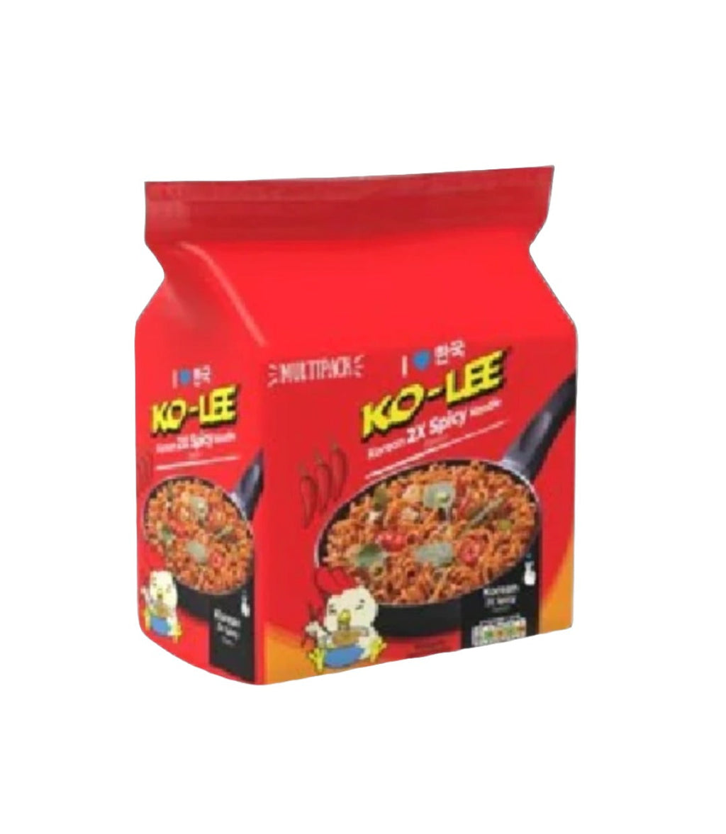 Ko-Lee Korean 2x Spicy Noodles 4pack 280g