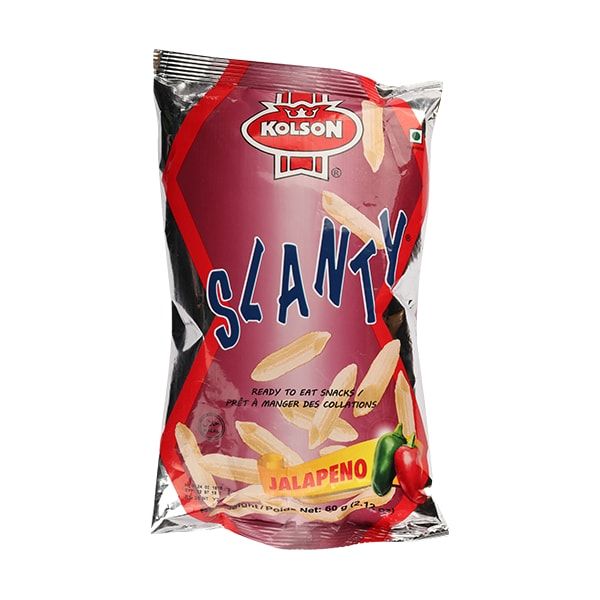 Kolsons Slanty Jalepeno Chips 60g