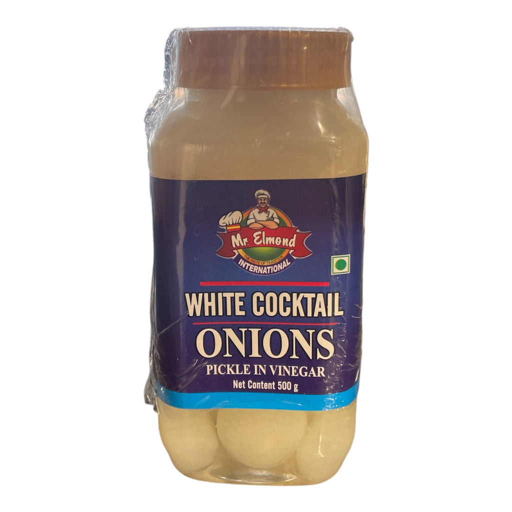 Mrs Elmond White Cocktail Onions Pickle In Vinegar 500g