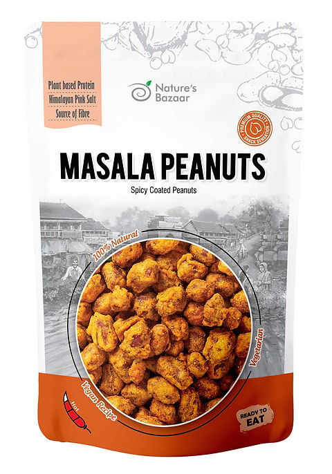 Nature's Bazaar Masala Peanuts 225g
