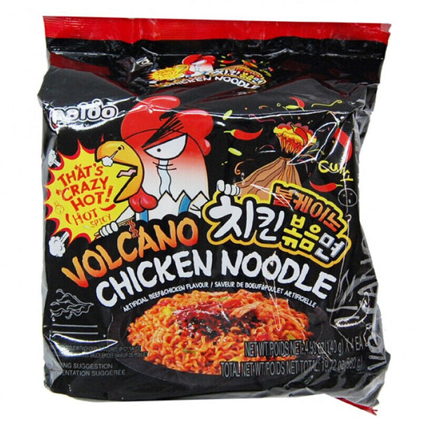 Paldo Volcano chicken Noodles 4x140g