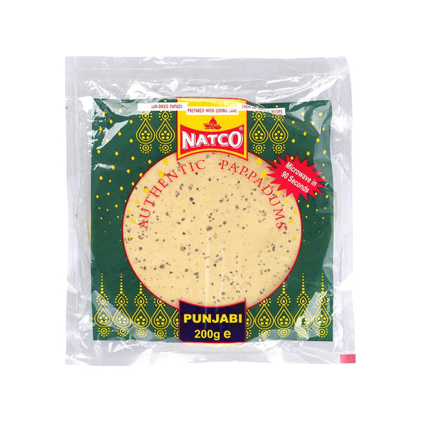 Natco Pappadoms Punjabi (Microwavable) 200g