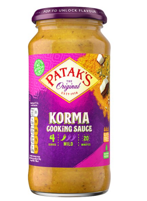 PATAK'S Korma Cooking Sauce 450g