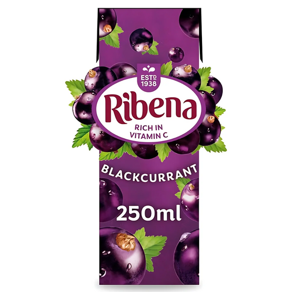 Ribena Blackcurrant Real Fruit Drink 250ml