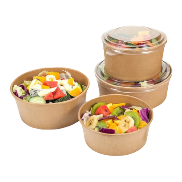 Round Kraft Food Bowl (4 Sizes)