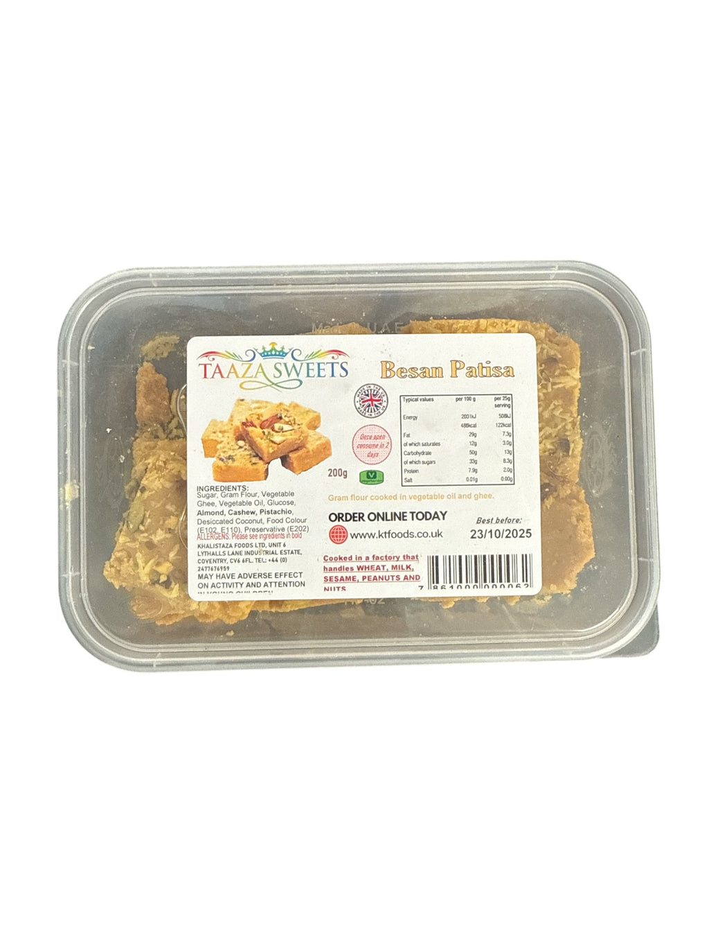 Taaza Sweets Besan Patisa 200g
