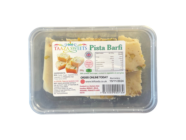 Taaza Sweets Pista Burfi 200g