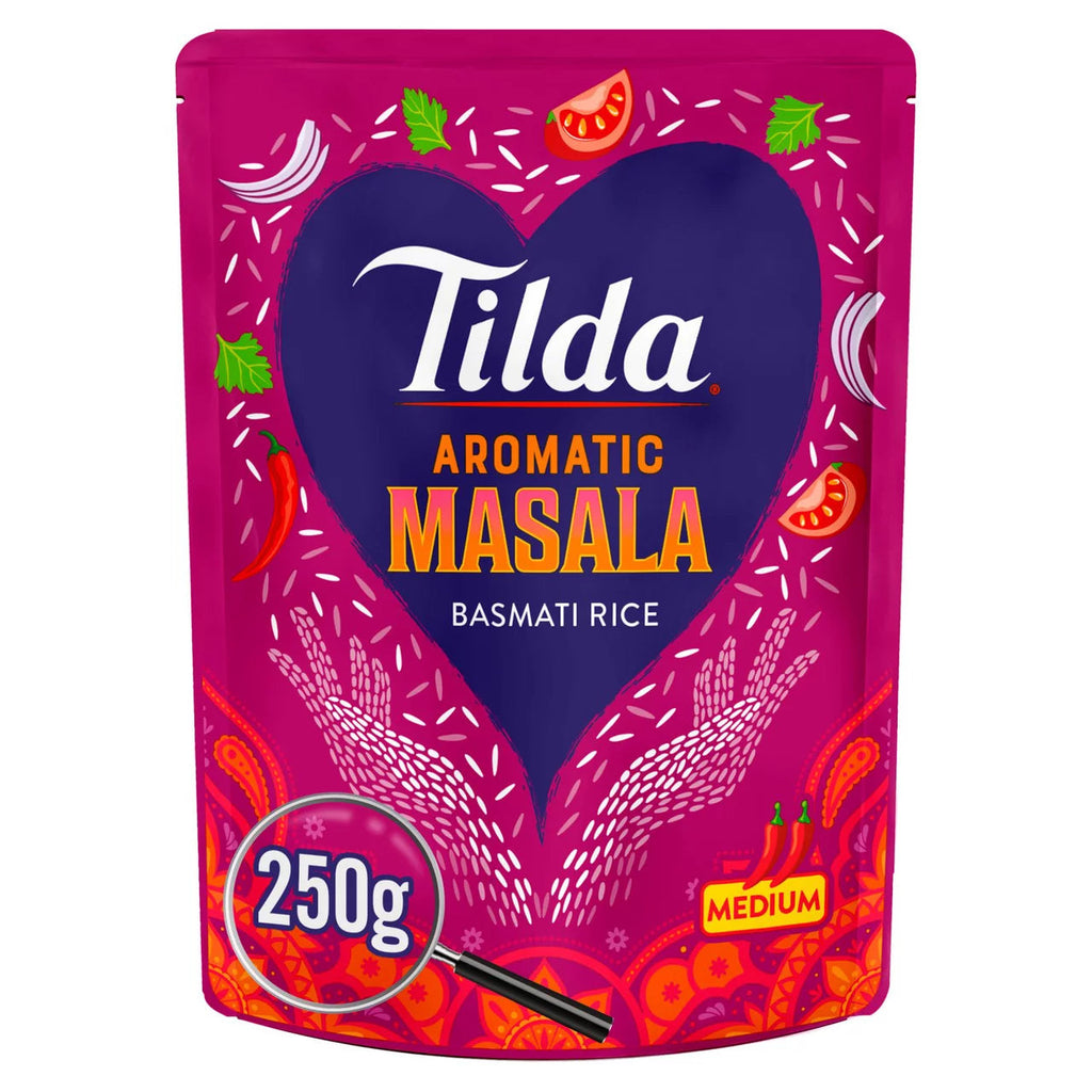Tilda Aromatic Masala Basmati Rice 250g - Ready To Eat
