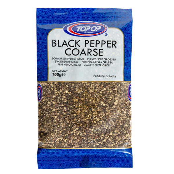 Top Op Topop Black Pepper Coarse 100g