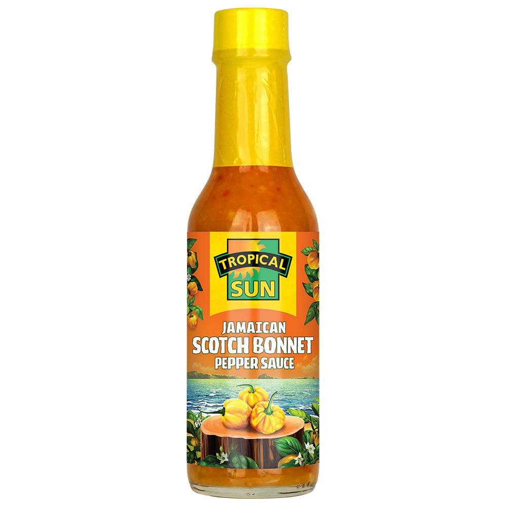 Tropical Sun Jamaican Scotch Bonnet Hot Pepper Sauce 142ml