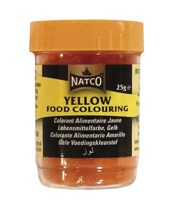 Natco Yellow Food Colouring - Powder 25g