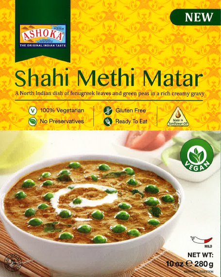 ASHOKA Shahi Methi Matar 280g