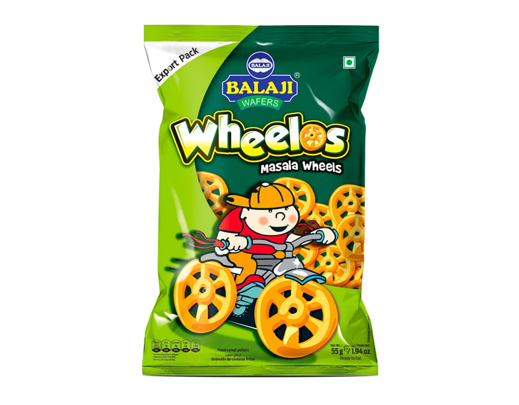 Balaji Wheelos Crisps 12x55g