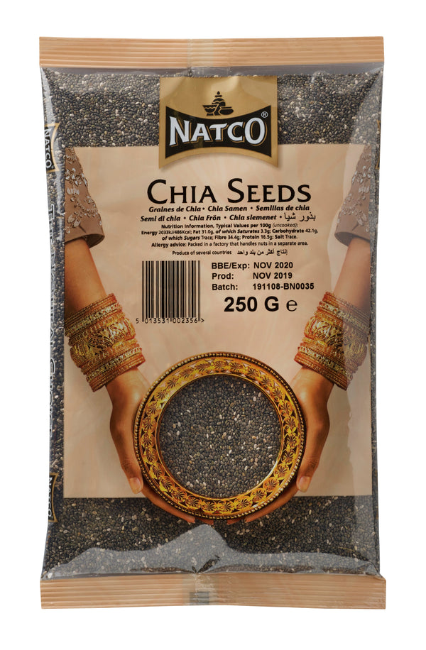 Natco Black Chia Seeds 250g