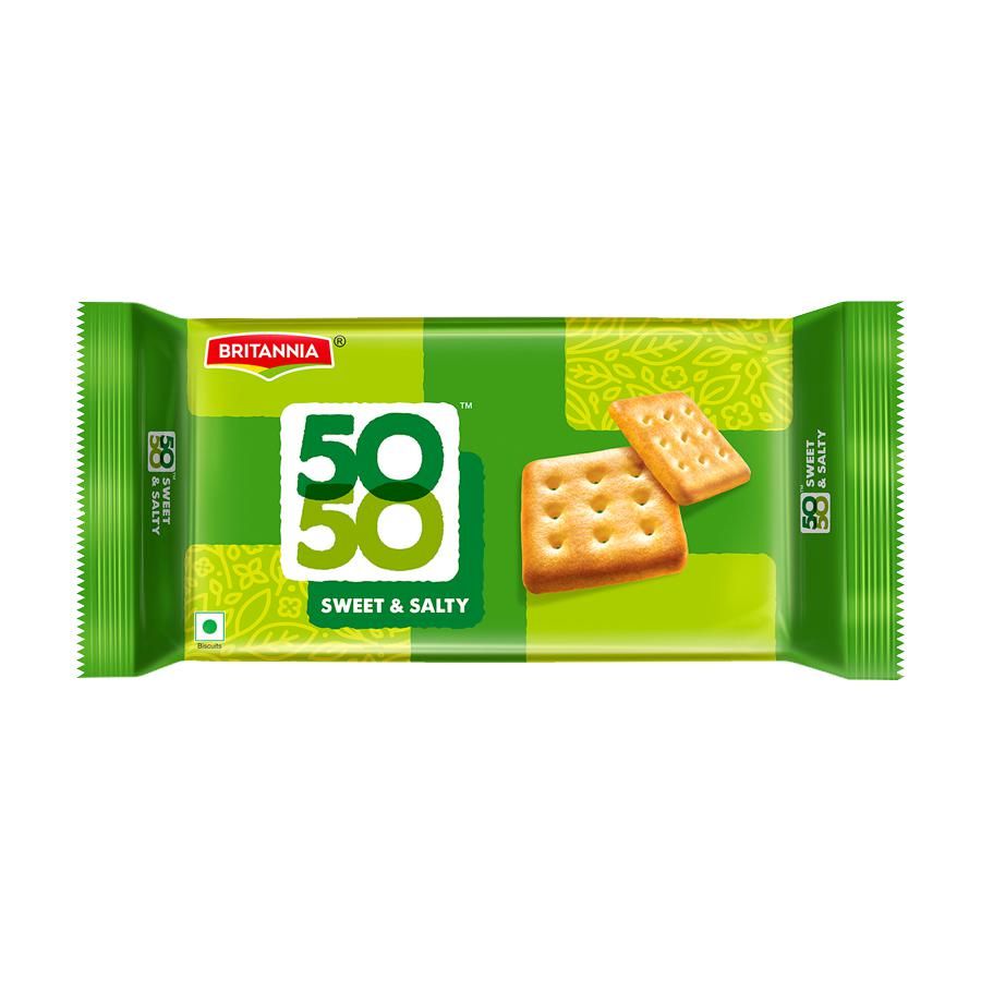 BRITANNIA 50-50 Sweet & Salty Biscuits