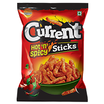 Current Hot 'n Spicy Sticks – Nepali Crunchy Snack (99g)
