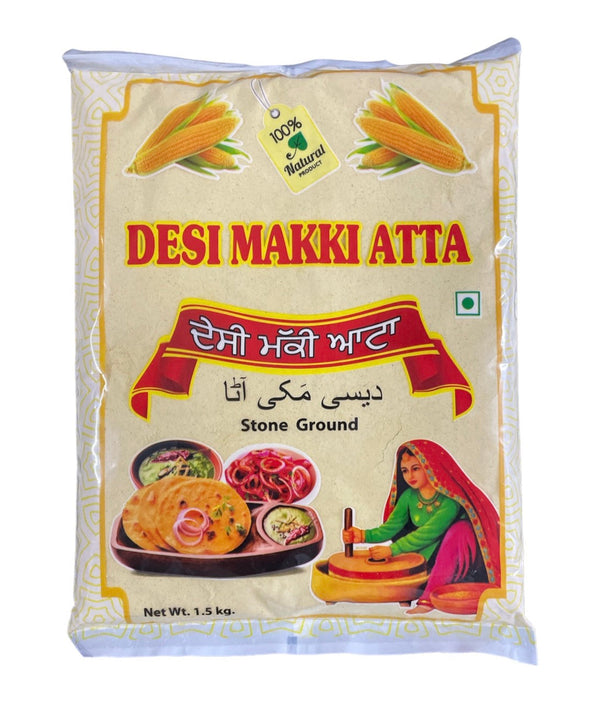 Desi Makki Atta (Stone Ground) 1.5kg