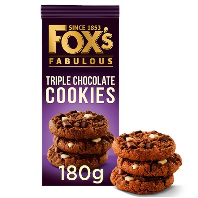 FOX's Triple Chocolate Cookies 180g