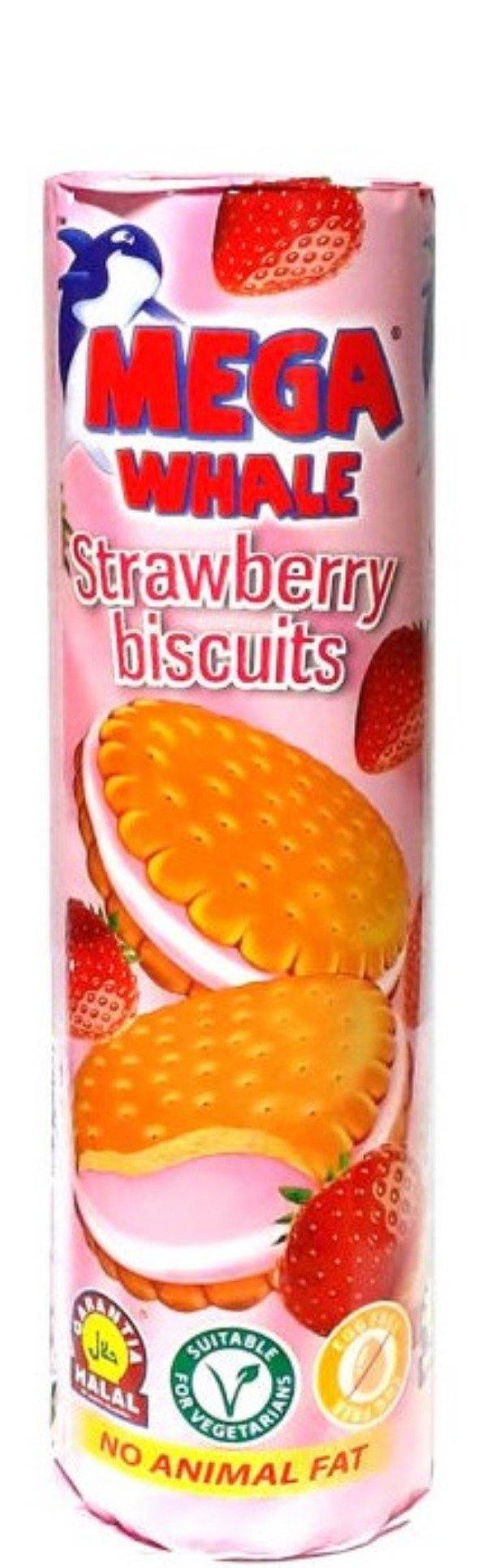 Garusana Mega Whale Strawberry Biscuits