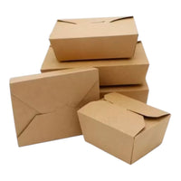 Kraft deli leakproof food box (7 Sizes)