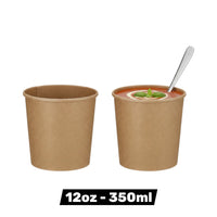 Dispo Kraft Soup Containers (4 Sizes)