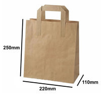 Kraft SOS Carrier Paper Bag (5 Sizes)