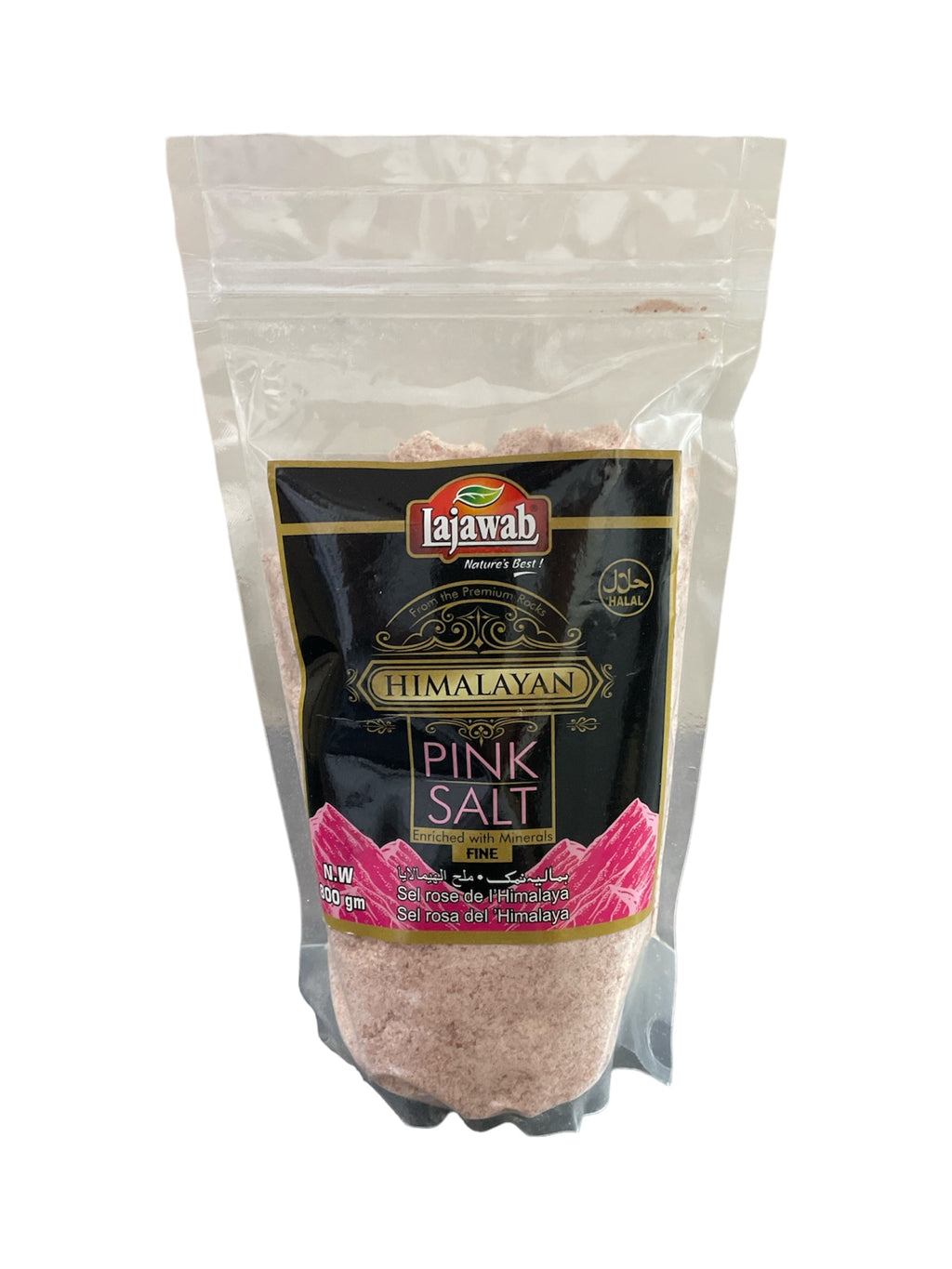 Lajawab Himalayan Pink Salt Fine 800g