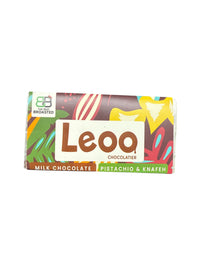 Leoo Pistachio Knafeh (Kunafa) Real Dubai Chocolate 200g - Freshly Made Daily - Made In Uk