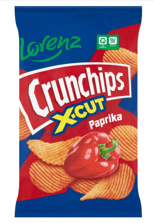Lorenz Crunchips X-Cut Paprika 75g