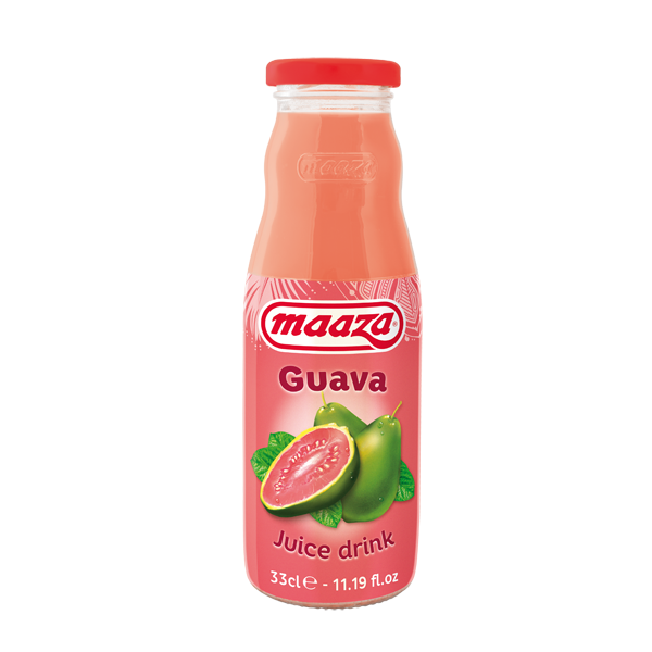 Maaza Guava Glass Bottle 330ml