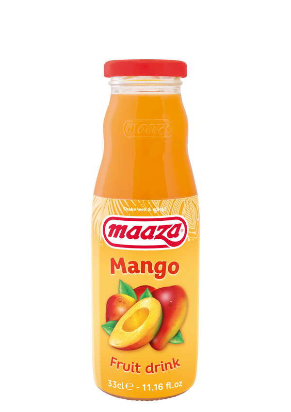 Maaza Mango Glass Bottle 330ml