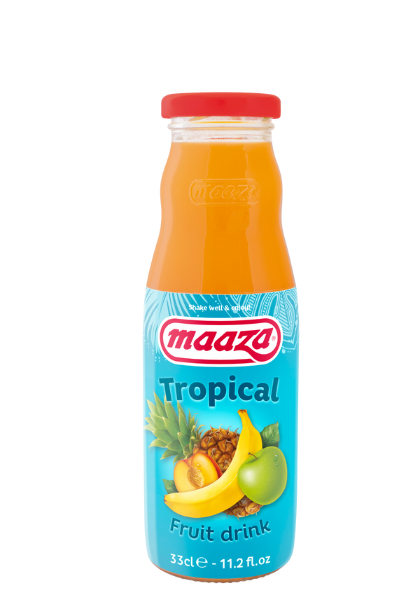 Maaza Tropical Glass Bottle 330ml