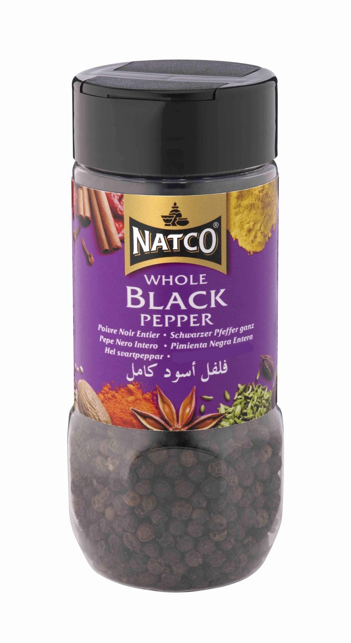 Natco Black Pepper Whole Jar 100g