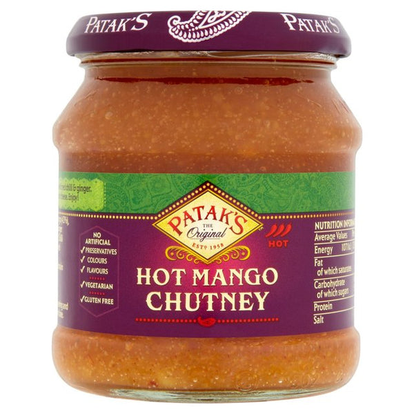 PATAK'S Hot Mango Chutney 340g