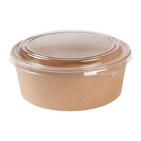 PET Lids for 500/750/1000 Kraft Bowl