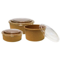 PET Lids for 500/750/1000 Kraft Bowl