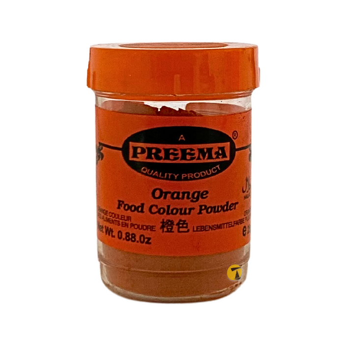 Preema Orange Food Colour 25g