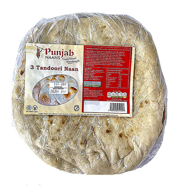 Punjab Naan Tandoori Punjab Naan 3 Pack