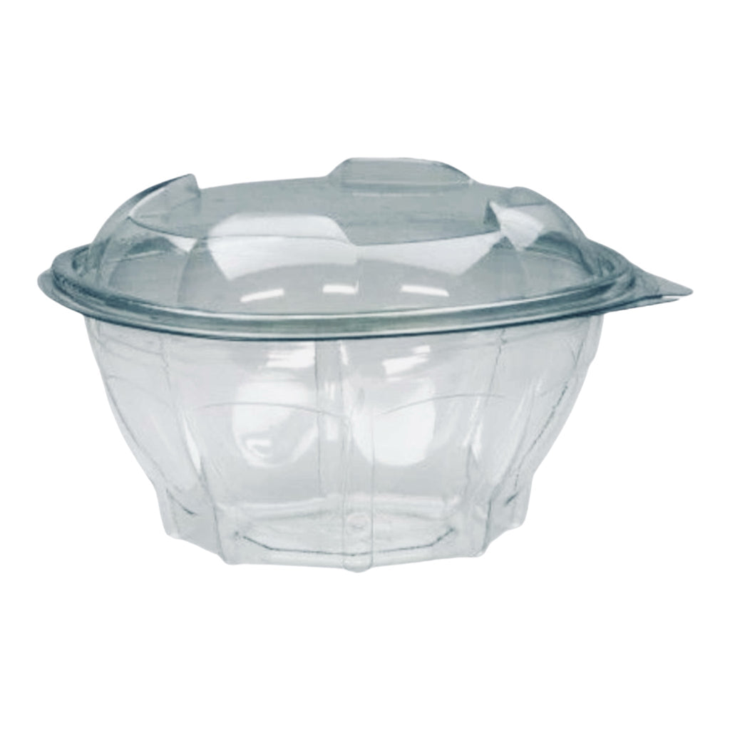 Round Hinged Salad Container (7 Sizes)