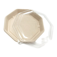Sabert RPET LID for Octagonal Pulp Plate