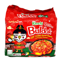 SamYang Buldak Hot Chicken Kimchi Flavor Ramen 5x135g