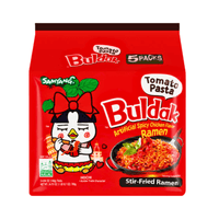 SamYang Buldak Tomato Pasta Hot Chicken Flavor Ramen 5x140g